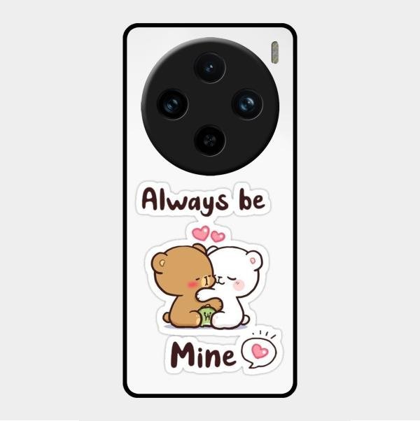 cute cuddle bears glossy metal case cover for Vivo X100 Pro 5G