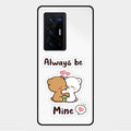 cute cuddle bears glossy metal case cover for Vivo X70 Pro Plus 5G