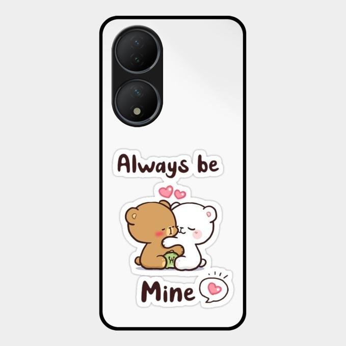cute cuddle bears glossy metal case cover for Vivo Y100A 5G