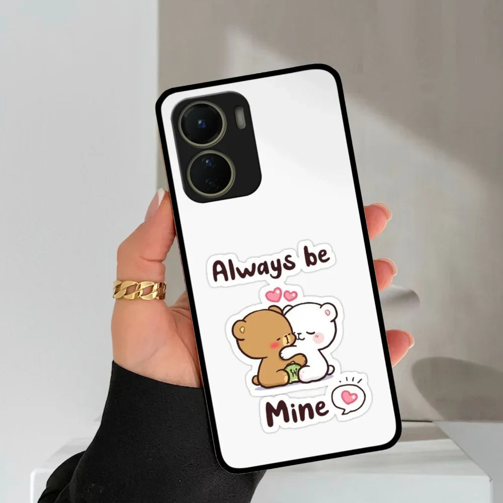 Cute Cuddle Bears Glossy Metal Case Cover For Vivo - ShopOnCliQ
