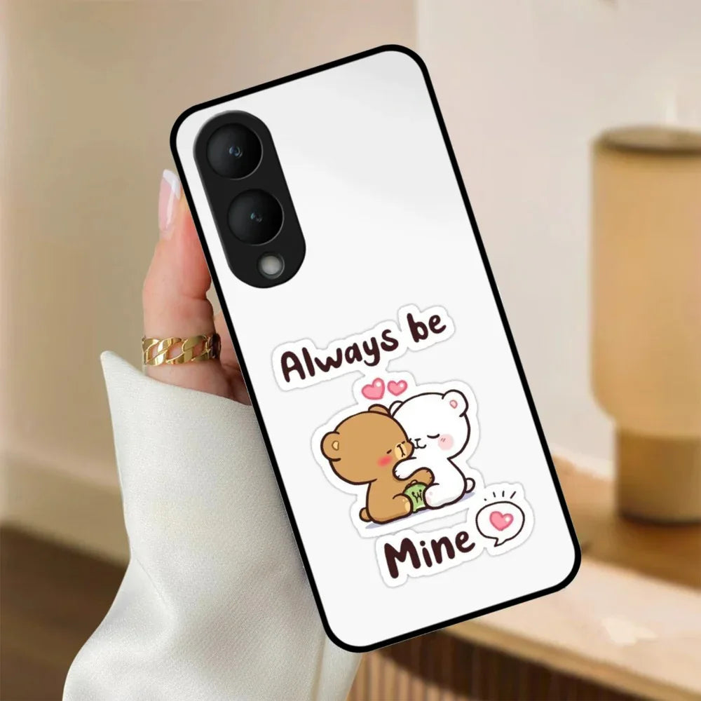 Cute Cuddle Bears Glossy Metal Case Cover For Vivo - ShopOnCliQ
