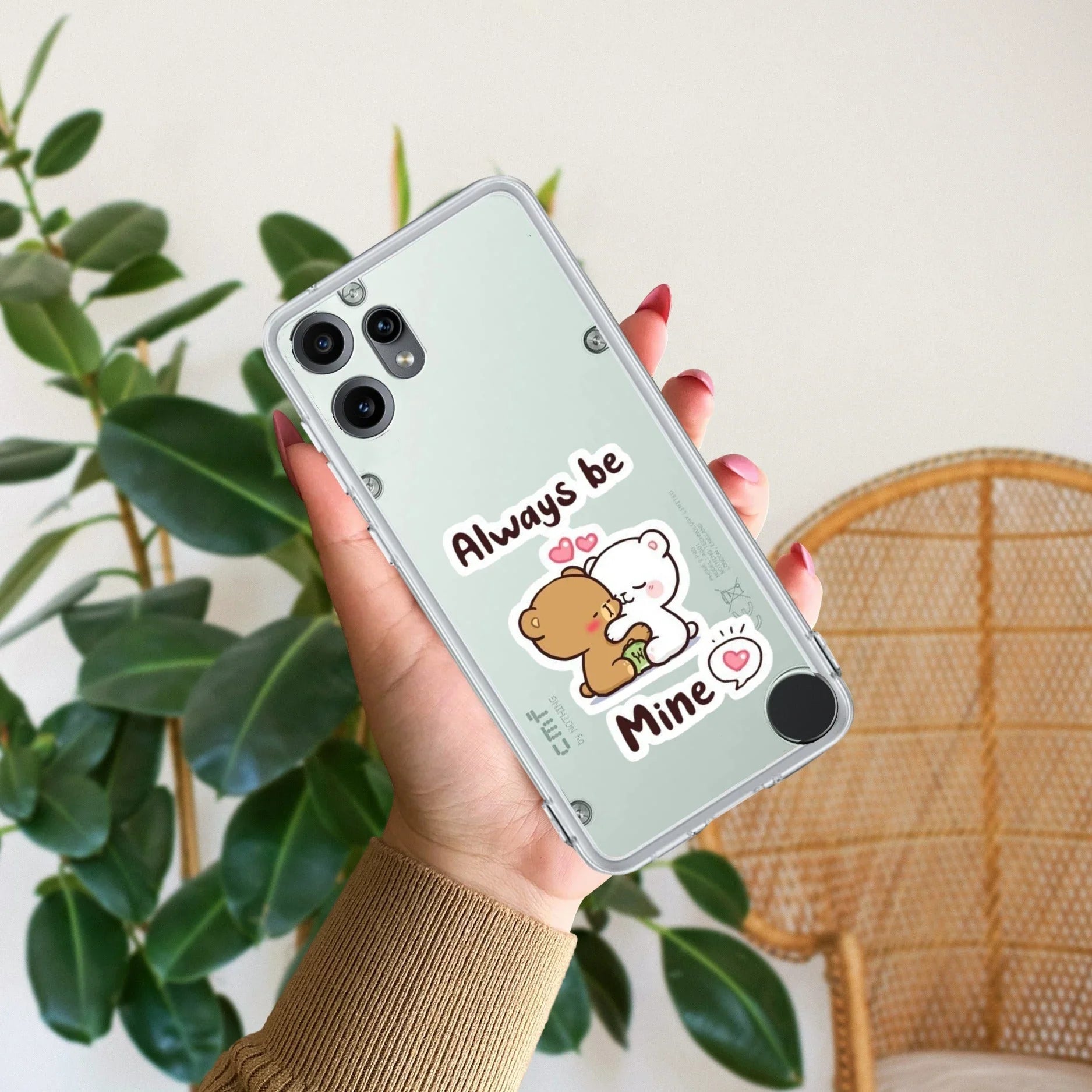 Cute Cuddle Bears Transparent Silicon Case For Nothing - ShopOnCliQ