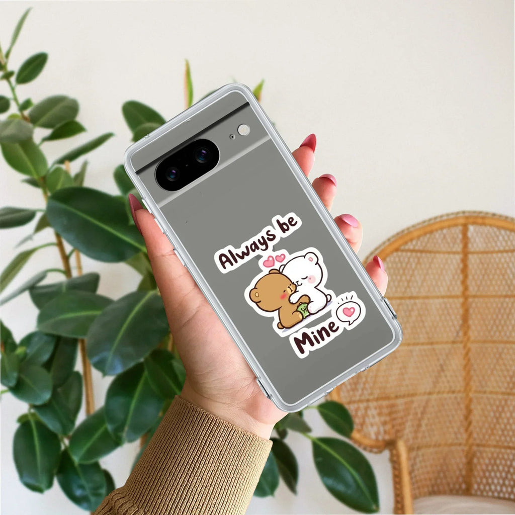Cute Cuddle Bears Anti Yellow Case For Google Pixel 8 5G