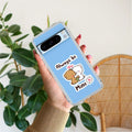 Cute Cuddle Bears Transparent Silicon Case For Google Pixel 8 Pro 5G