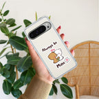 Cute Cuddle Bears Transparent Silicon Case For Google Pixel 8 Pro 5G