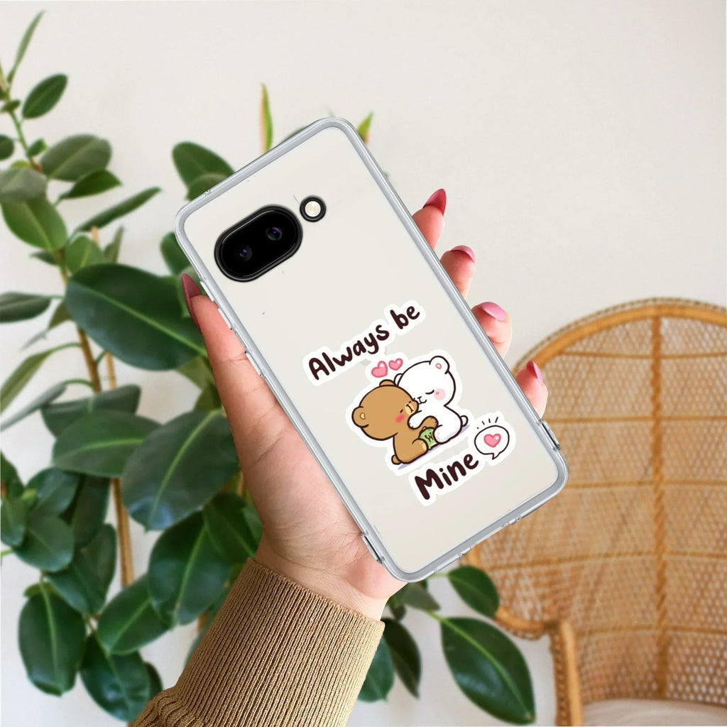 Cute Cuddle Bears Anti Yellow Case For Google Pixel 9a 5G