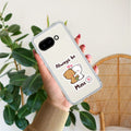 Cute Cuddle Bears Transparent Silicon Case For Google Pixel 10a 5G