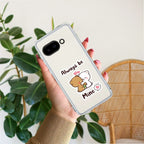 Cute Cuddle Bears Anti Yellow Case For Google Pixel 9a 5G