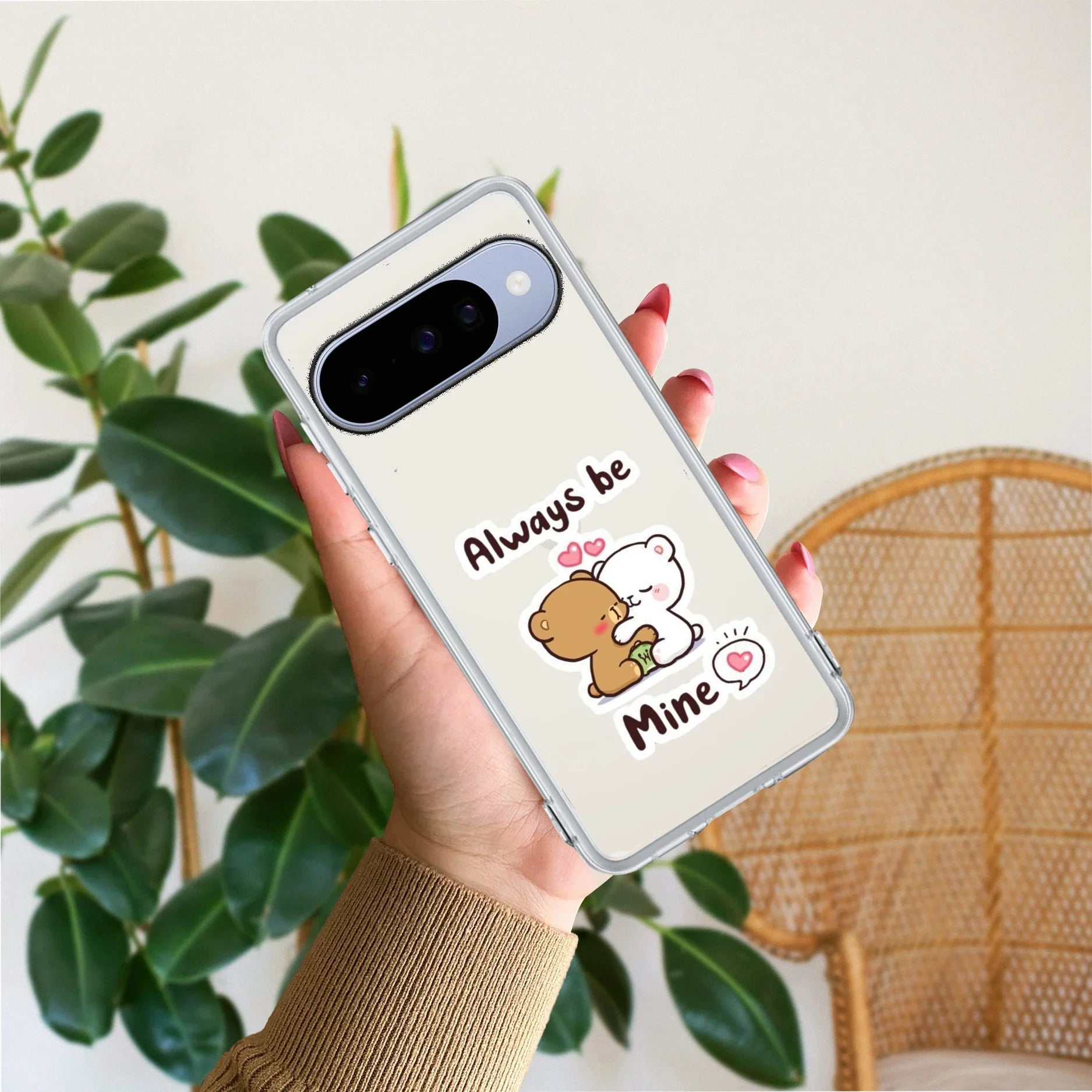 Cute Cuddle Bears Anti Yellow Case For Google Pixel 10