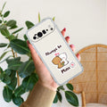 Cute Cuddle Bears Transparent Silicon Case For Google Pixel 10 Pro XL
