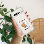 Cute Cuddle Bears Transparent Silicon Case For Google Pixel 10 Pro XL