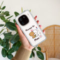 Cute Cuddle Bears Transparent Silicon Case For iQOO 12 5G