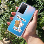 Cute Cuddle Bears Transparent Silicon Case For iQOO Z7s 5G