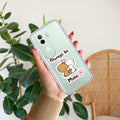 Cute Cuddle Bears Transparent Silicon Case For Vivo V40e 5G