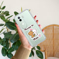 Cute Cuddle Bears Transparent Silicon Case For iQOO Z9s 5G