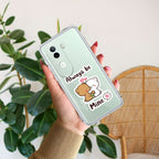 Cute Cuddle Bears Transparent Silicon Case For Vivo V23E