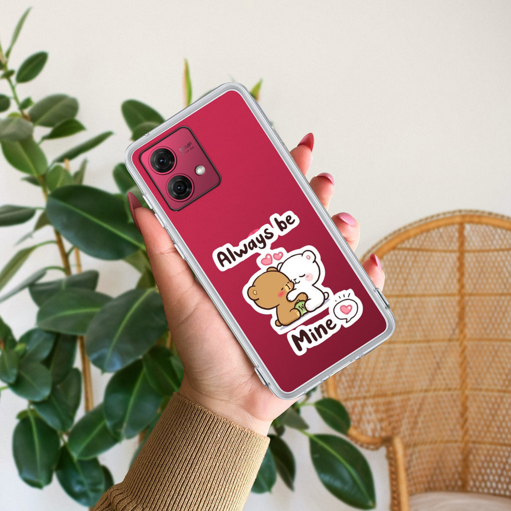 Cute Cuddle Bears Anti Yellow Case For Motorola G84 5G