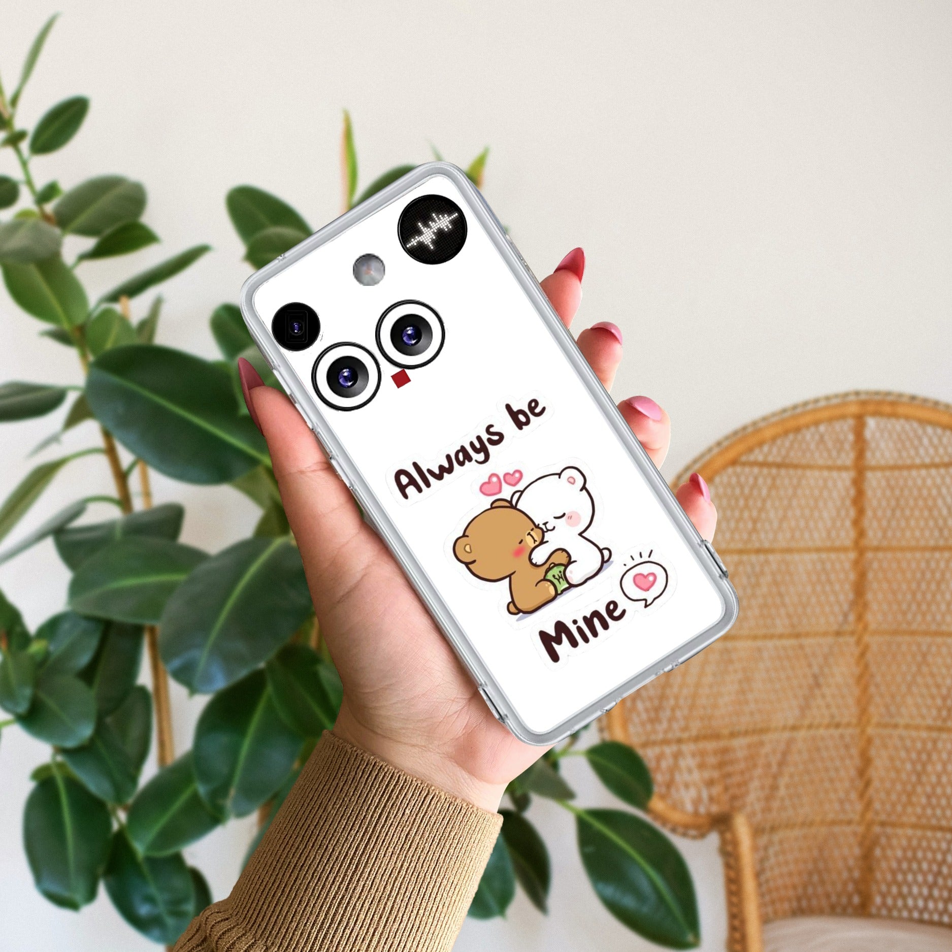 Cute Cuddle Bears Anti Yellow Case For Nothing Phone 3