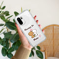 Cute Cuddle Bears Transparent Silicon Case For OnePlus 15R 5G