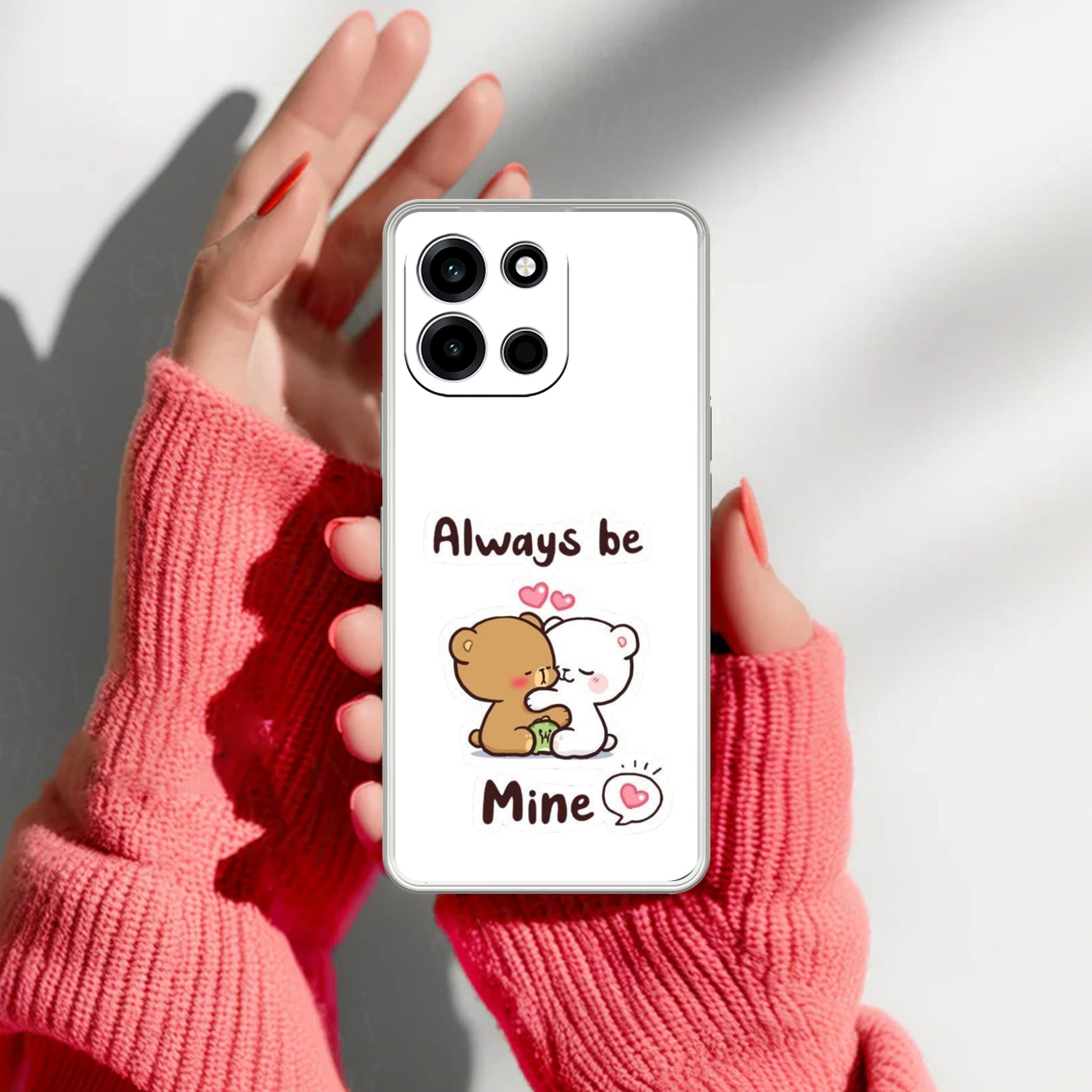 Cute Cuddle Bears Anti Yellow Case For OnePlus Nord 6 5G