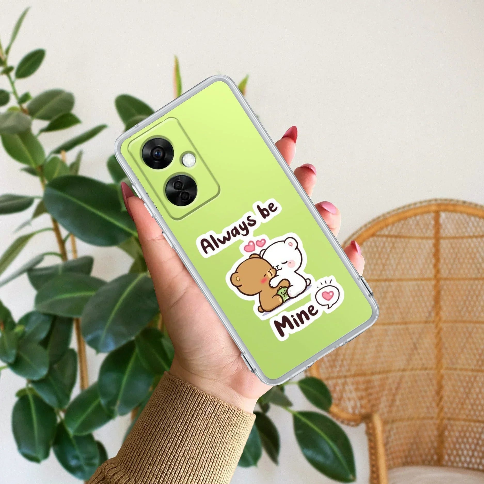 Cute Cuddle Bears Transparent Silicon Case For OnePlus - ShopOnCliQ