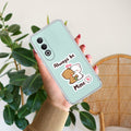 Cute Cuddle Bears Transparent Silicon Case For OnePlus Nord CE 4 5G