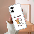 Cute Cuddle Bears Transparent Silicon Case For OnePlus Nord CE5 5G