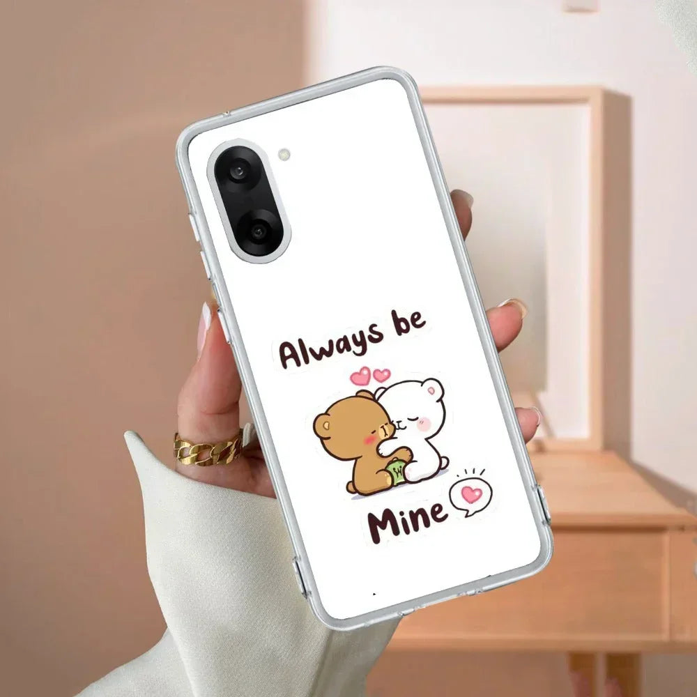 Cute Cuddle Bears Transparent Silicon Case For OnePlus - ShopOnCliQ
