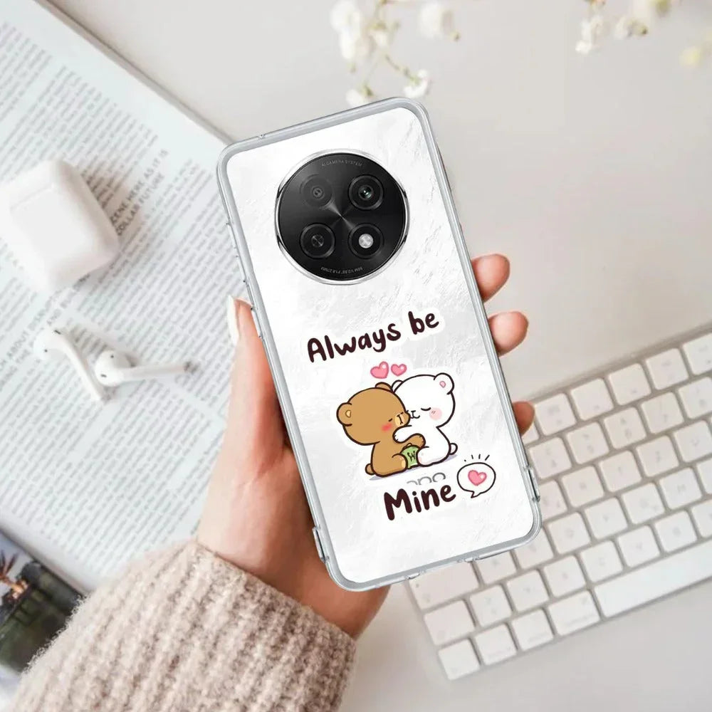 Cute Cuddle Bears Anti Yellow Case For Oppo F29 Pro 5G