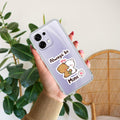 Cute Cuddle Bears Transparent Silicon Case For Oppo F33 5G