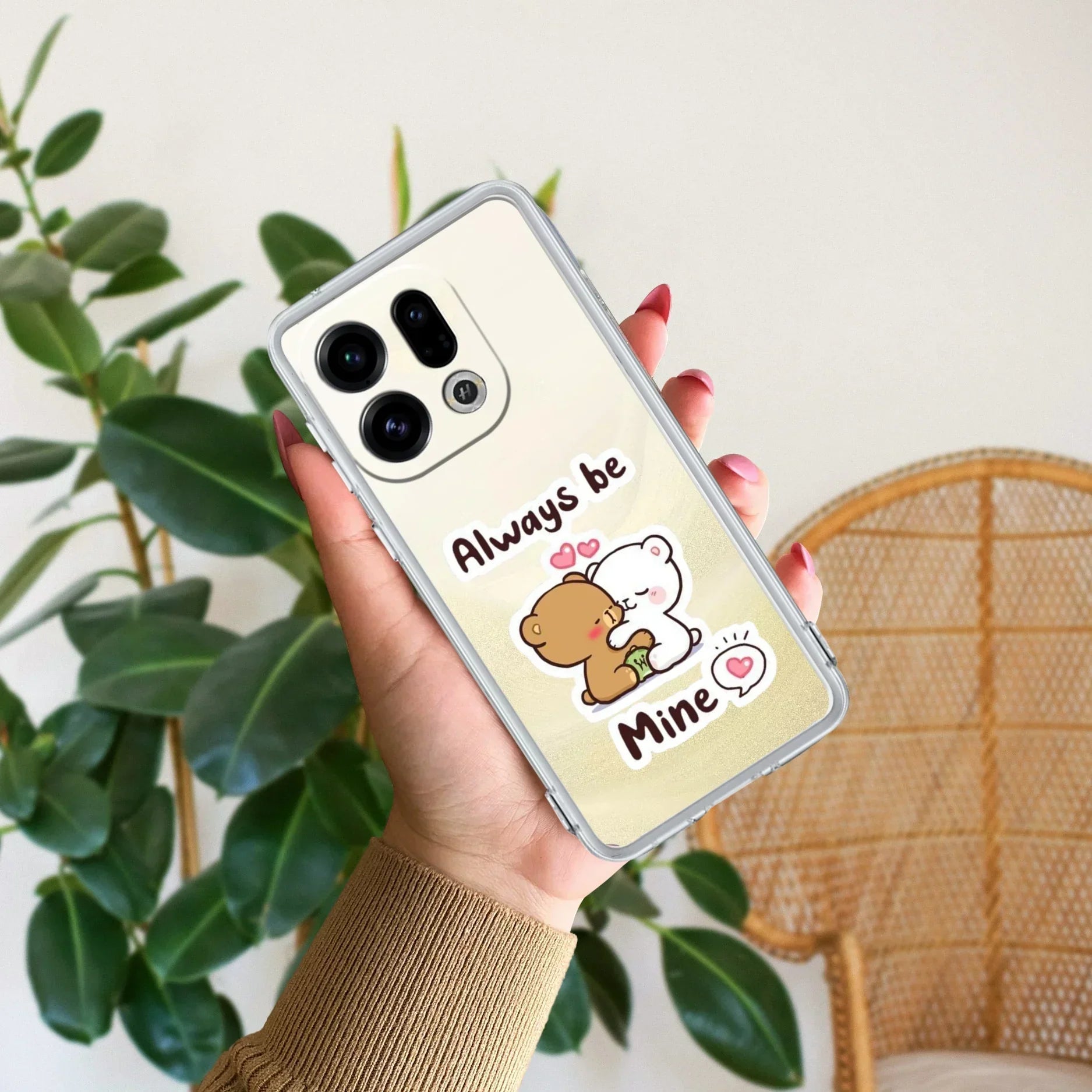 Cute Cuddle Bears Anti Yellow Case For Oppo Find X9 5G