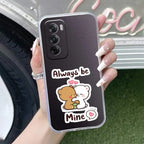 Cute Cuddle Bears Anti Yellow Case For Oppo Reno 12 Pro 5G
