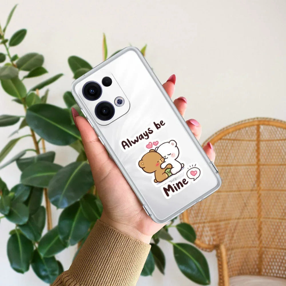 Cute Cuddle Bears Anti Yellow Case For Oppo Reno 13 5G