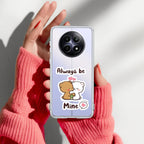 Cute Cuddle Bears Transparent Silicon Case For Realme Narzo 70x 5G