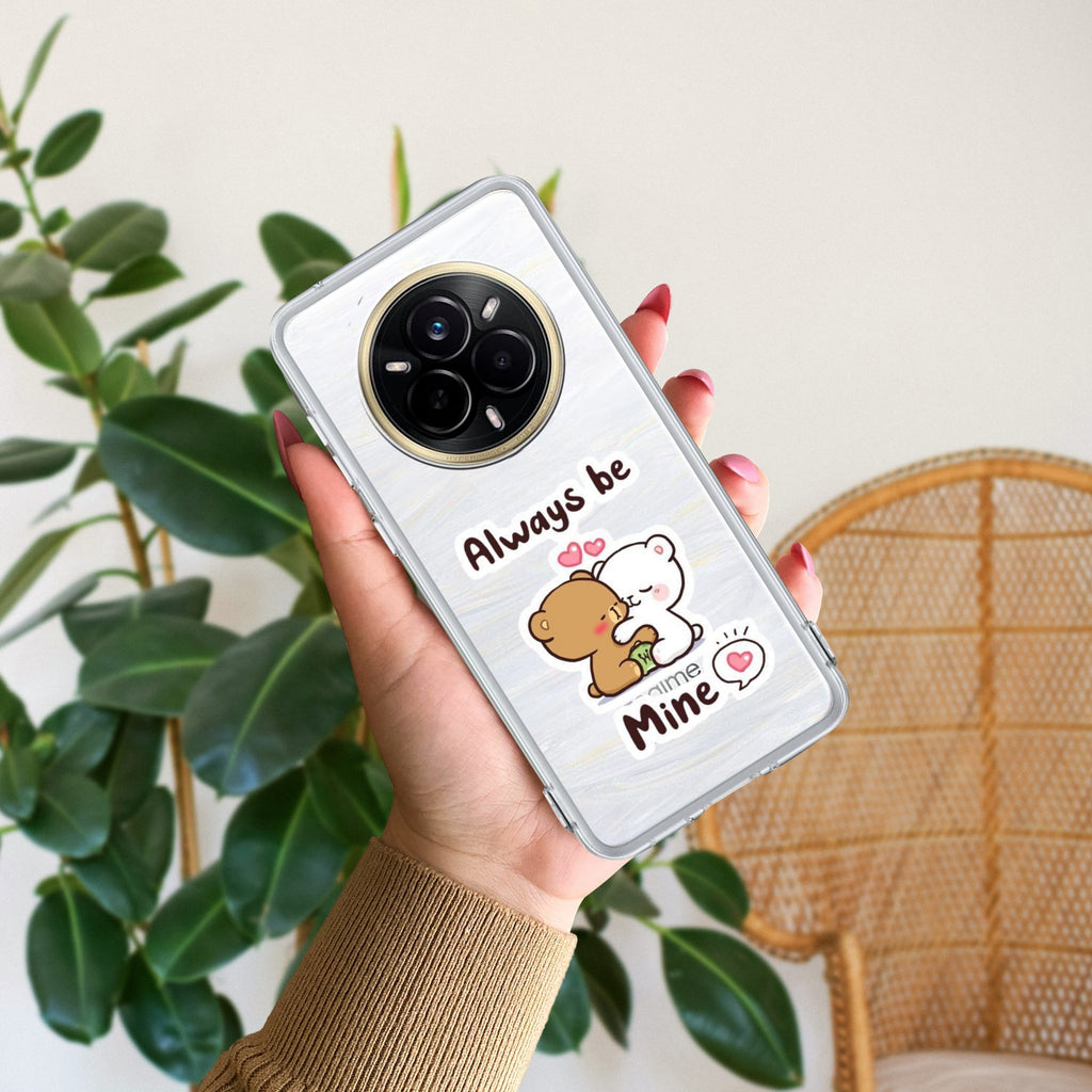 Cute Cuddle Bears Anti Yelllow Case For Realme 14 Pro 5G