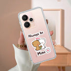 Cute Cuddle Bears Transparent Silicon Case For Realme C67 5G