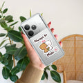 Cute Cuddle Bears Transparent Silicon Case For Realme GT Master Edition