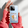 Cute Cuddle Bears Transparent Silicon Case For Realme GT 7T 5G