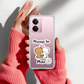 Cute Cuddle Bears Transparent Silicon Case For Realme Narzo N65 5G