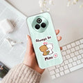 Cute Cuddle Bears Transparent Silicon Case For Realme GT 6 5G