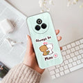 Cute Cuddle Bears Transparent Silicon Case For Realme P3 Pro 5G