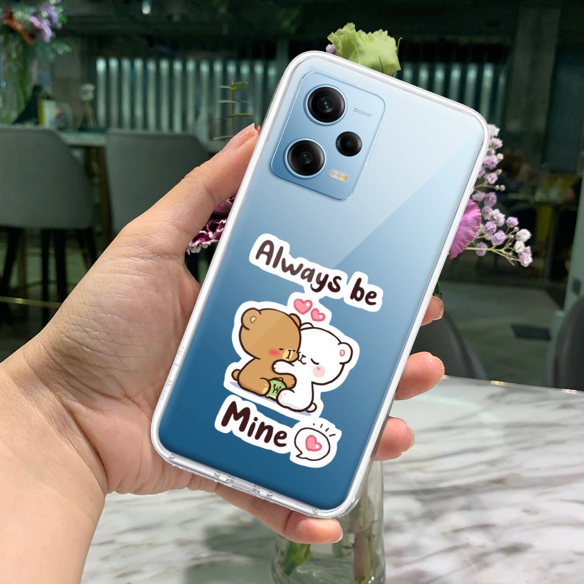 Cute Cuddle Bears Transparent Silicon Case For Redmi/Xiaomi