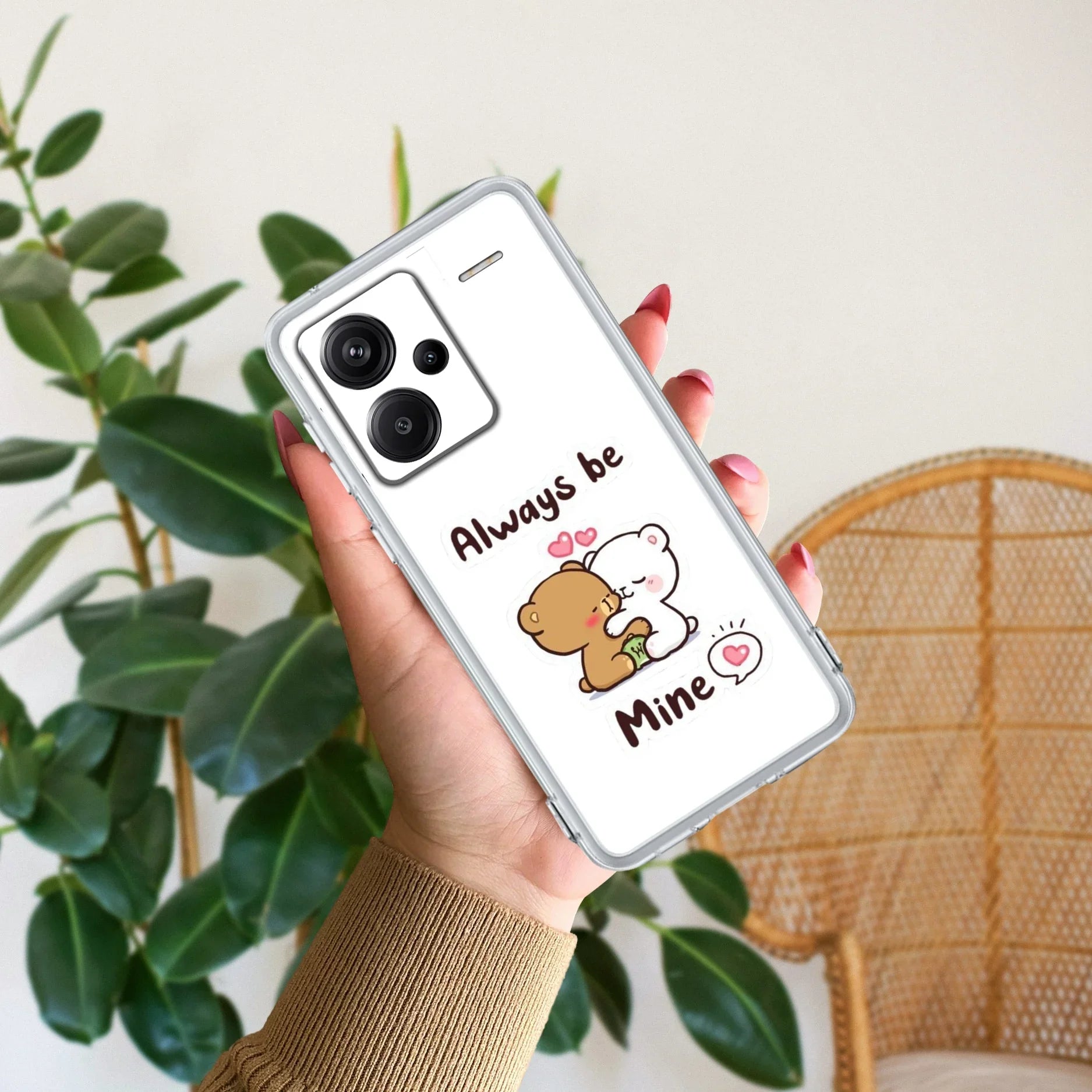 Cute Cuddle Bears Transparent Silicon Case For Redmi/Xiaomi - ShopOnCliQ
