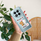 Cute Cuddle Bears Transparent Silicon Case For Redmi Note 14 Pro Plus 5G