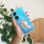 Cute Cuddle Bears Transparent Silicon Case For Vivo T2 5G