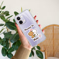 Cute Cuddle Bears Transparent Silicon Case For Vivo T5X 5G