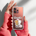 Cute Cuddle Bears Transparent Silicon Case For Vivo V23 5G