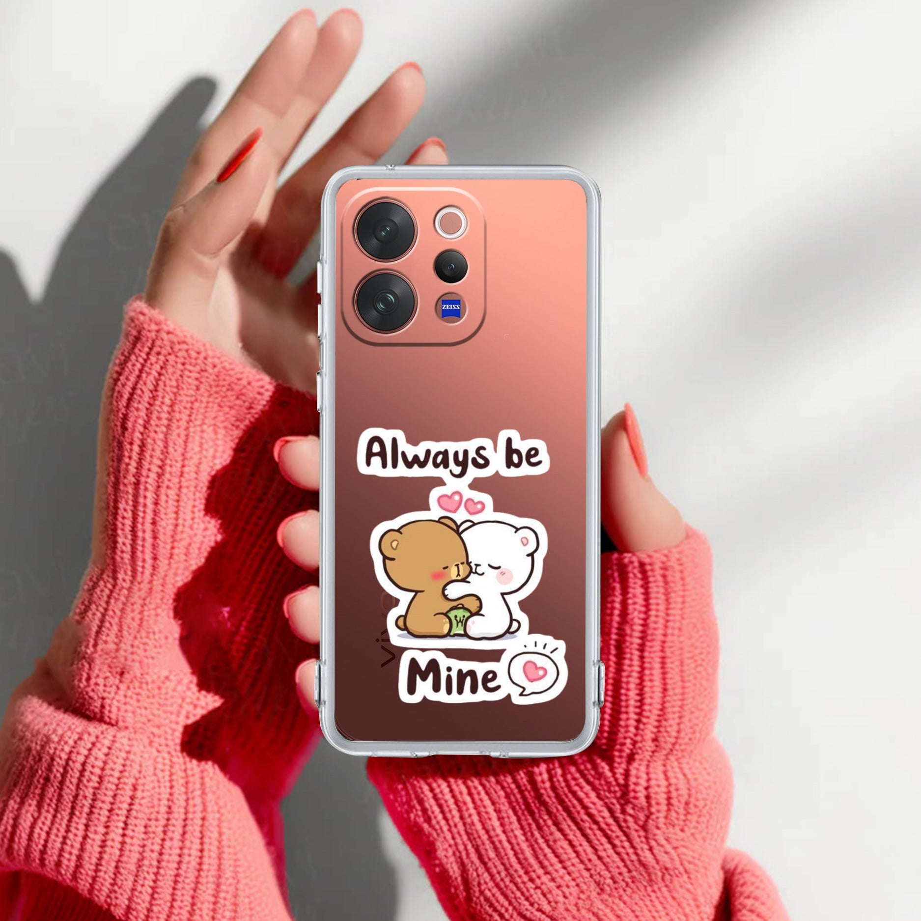 Cute Cuddle Bears Anti Yellow Case For Vivo V70 Elite 5G