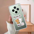 Cute Cuddle Bears Transparent Silicon Case For Vivo X200T 5G