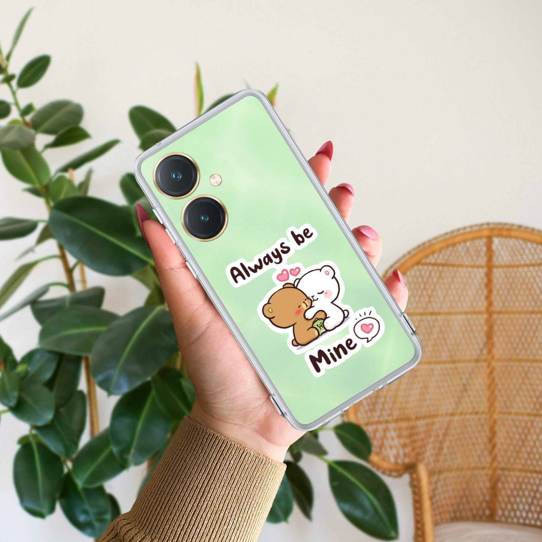 Cute Cuddle Bears Anti Yellow Case For Vivo Y27 4G